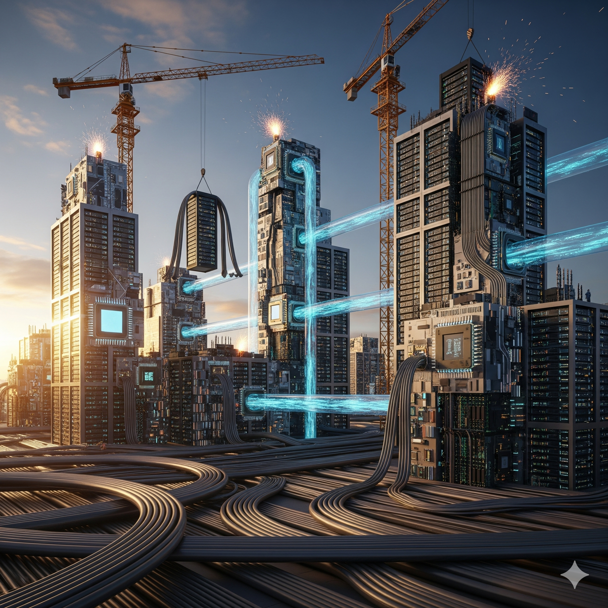 Vue artistique d'une infrastructure